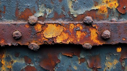 Rusty steel surface exhibiting natural beauty with vibrant colors, highlighting the aesthetic appeal and potential hazards of rust.