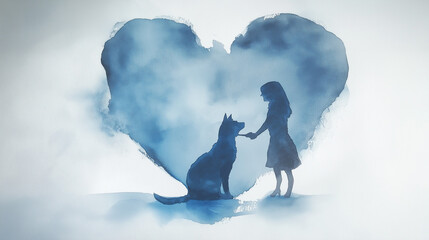 Valentines Day Abstract Background Banner with Red Hearts and Romantic Love Concept