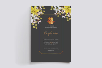 floral bridal shower invitation templates