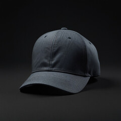 cap isolated on black background