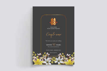 floral bridal shower invitation templates