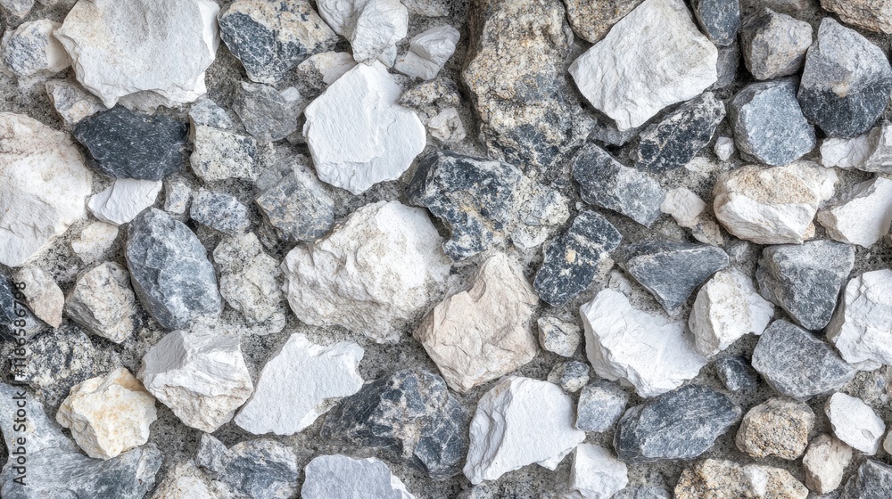 Aufkleber Textured background of mixed white and gray stone marble and granite creating a natural, elegant surface ideal for design projects