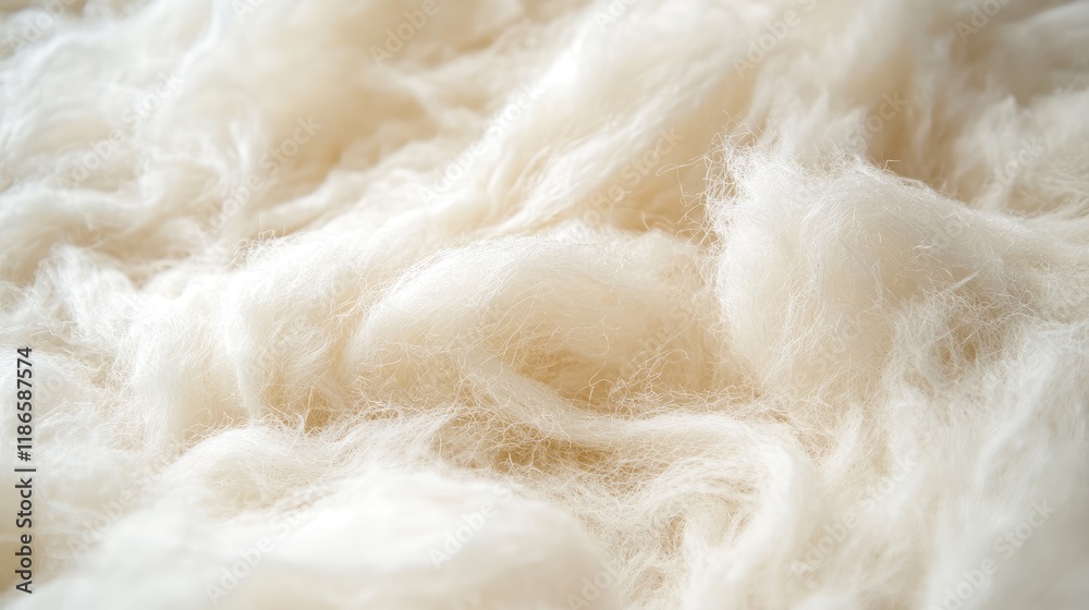Poster natural beige fabric texture with loose fibers and soft composition ideal for design and background 