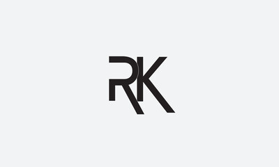 RK, KR, R , K , Abstract Letters Logo Monogram	