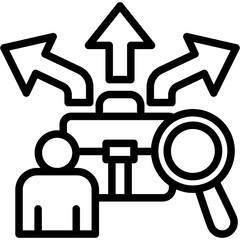 Job Opportunities line icon