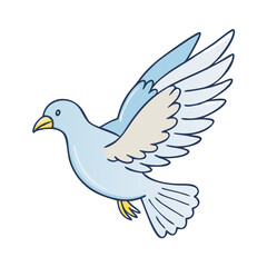 bird with open wings vector icon, pet day vector illustration - simple illustration of bird with open wings perfect for logos, and pet day-themed designs.