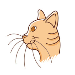 cat s whiskers vector icon, pet day vector illustration - simple illustration of cat s whiskers perfect for logos, and pet day-themed designs.
