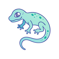 lizard vector icon, pet day vector illustration - simple illustration of lizard perfect for logos, and pet day-themed designs.