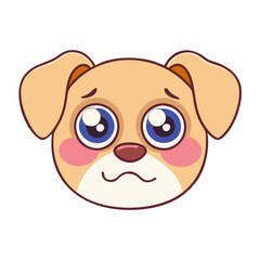 puppy eyes vector icon, pet day vector illustration - simple illustration of puppy eyes perfect for logos, and pet day-themed designs.