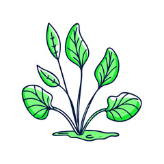 aquarium plants vector icon, pet day vector illustration - simple illustration of aquarium plants perfect for logos, and pet day-themed designs.