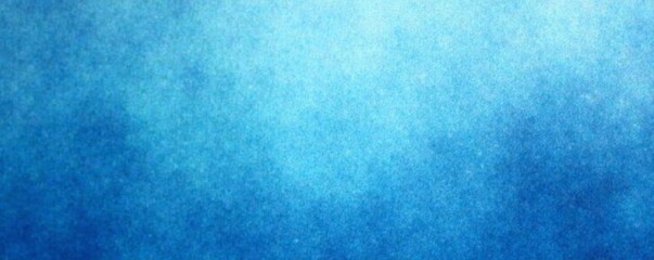Soft gradient blue texture with grainy effect, blue background, digital art