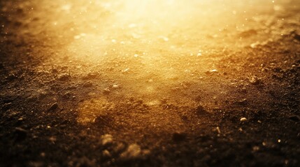 Sunlit Grunge Dirt Background with Scratches and Textures Highlighting Earthy Elements and Warm Natural Light