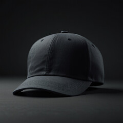cap isolated on black