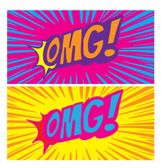 doodle comic template set for promotion event