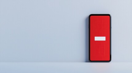 Modern Smartphone Displaying Colorful Interface