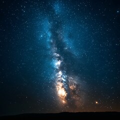 Captivating Milky Way Stretching Through Universe