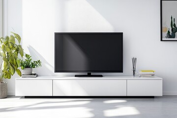 Obraz premium Television isolated on white background