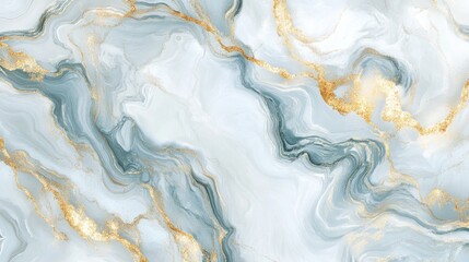 Obraz premium Abstract blue and gold marble texture. (1)