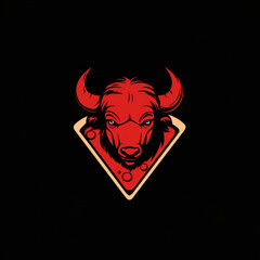 illustration of a bull for logo