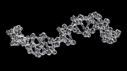 DNA gene helix spiral molecule structure