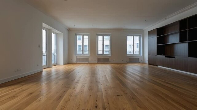 empty room with window