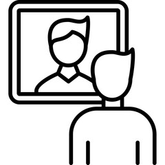 Self-Reflection Icon
