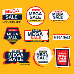 Special offer banner, hot sale, big sale, super sale, sale banner vector, black and yellow banner