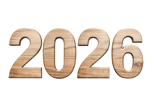 Golden 3d number 2025 text render, a symbol of new year celebration