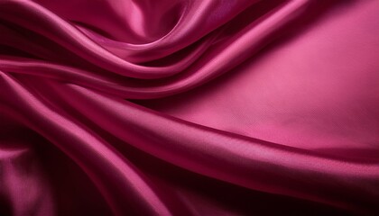 deep pink silk clean wavy historical past with copy area