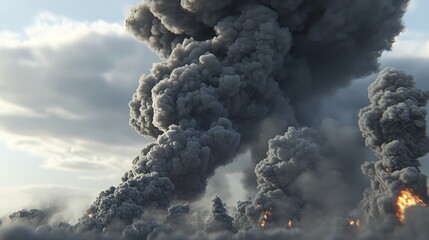 Elegant Grey Smoke Effect in High Resolution with Soft Detail