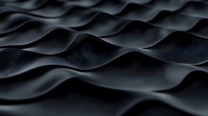 Obraz premium Ethereal Grey Smoke Pattern on Black Surface in High Detail