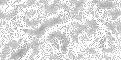 Abstract Topographic contour map. Vector cartography illustration. Abstract lines background. Line topography map contour background concept of a conditional geography scheme and the terrain path.
