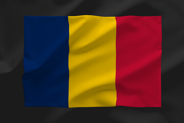 CHAD REPUBLIC FLAG