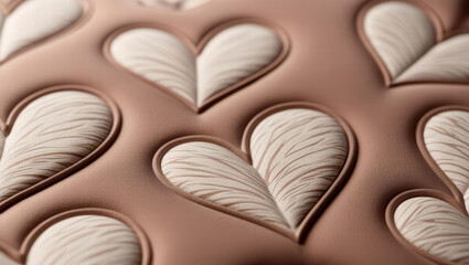 Intricately designed soft mocha mousse background with cozy patterns capturing warmth and affection in a textured art piece