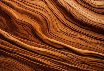Fototapeta premium stunning close rich smooth wood grain patterns exhibiting unique natural textures organic formations, surface, design, background, craft, furniture