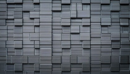 cutting-edge gray block wall for texture or background