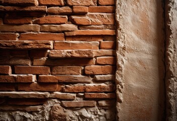 Obraz premium intricate close textured wall surfaces showcasing unique patterns details various materials finish techniques, aesthetic, artwork, backdrop, brick