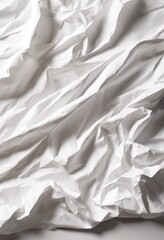 Obraz premium stylish minimalist crumpled paper background perfect captivating product clean aesthetic, texture, design, white, surface, flat, lay, simple, backdrop