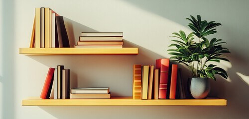 A classic library interior with overflowing bookshelves, a testament to the power of education and the enduring value of literature