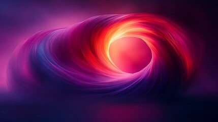 Obraz premium Abstract Swirling Nebula of Vivid Purple and Red Hues