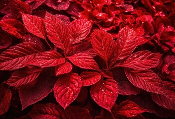 vibrant red textures natural elements showcased through close highlighting leaf earth tones, flower, bark, soil, fruit, petal, pattern, organic, vivid