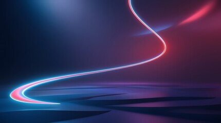 A amazing abstract 3D futuristic background