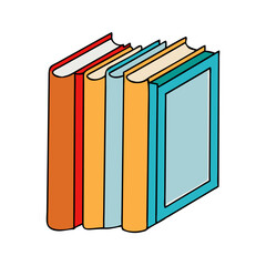 book spine vector icon, book day vector illustration - simple illustration of book spine perfect for logos, and book day-themed designs.