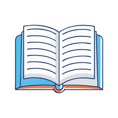 book with open pages vector icon, book day vector illustration - simple illustration of book with open pages perfect for logos, and book day-themed designs.