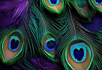 Fototapeta premium captivating close lush luxurious fur textures showcasing spectrum rich colors pattern variations, softness, luxury, elegance, plush, shine, beauty, modern