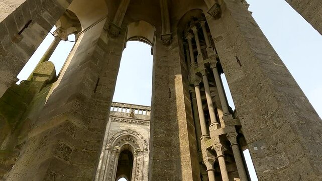 vue de la tour de la cath&eacute;drale de laon
