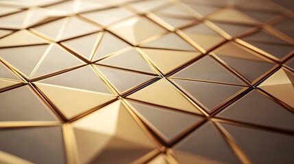Elegant Geometric Design with Bold Lines in Deep Black and Gold