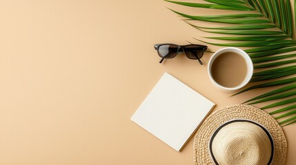 Summer Vacation Tropical Getaway Coffee Break Relaxation Mood