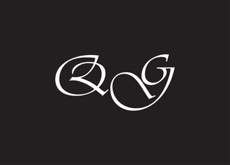 QG letter logo and initial logo design