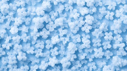 Fototapeta premium Seamless Blue Background with Soft Snowflakes in High Resolution